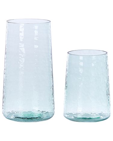 Decoratieve vaas KULCHE Glas 25/17 cm Transparant