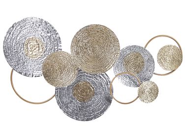Wall Decor VANADIUM Metal 60 cm Gold