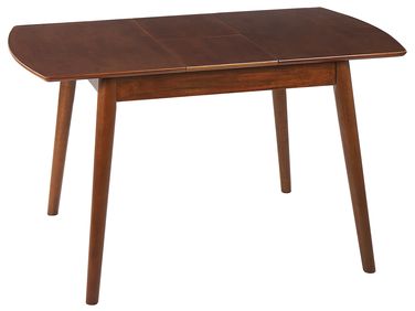 Eettafel uitschuifbaar TOMS Donkerbruin 100/130 cm 80 cm