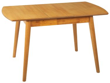 Eettafel uitschuifbaar TOMS Lichtbruin 100/130 cm 80 cm
