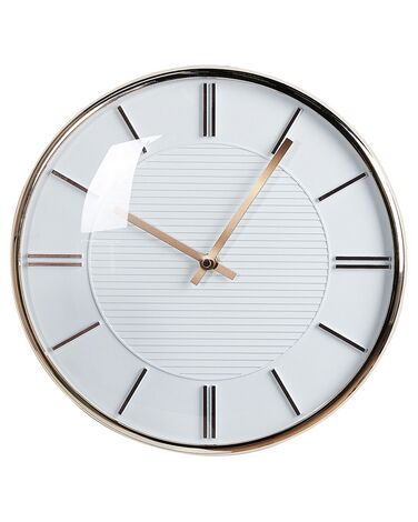 Wandklok DAROCA 34 cm Wit