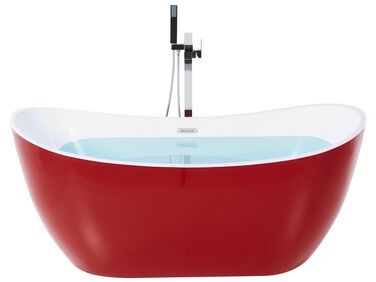 Vrijstaand bad ANTIGUA 160 x 76 cm Rood