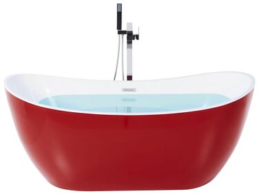 Vrijstaand bad ANTIGUA 180 x 78 cm Rood