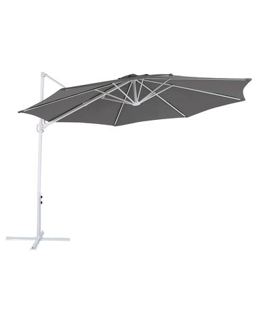 Zweefparasol 295 cm SAVONA II Donkergrijs