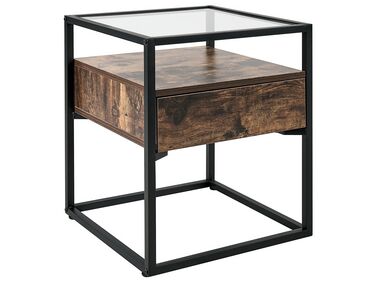 Table d'appoint MAUK Marron foncé