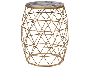 Table d'appoint HALSEY Doré