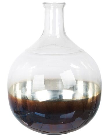 Vase à fleurs RAZALA Verre 40 cm Multicolore
