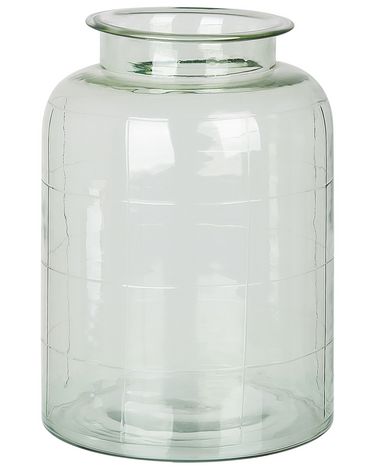 Vase à fleurs VINDALOO Verre 35 cm Vert clair
