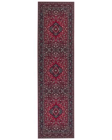 Tapis VADKADAM Rouge foncé 80 x 300 cm