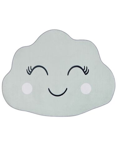 Tapis enfant CUMULUS Vert menthe 90 x 120 cm