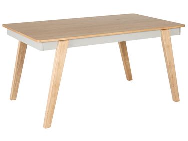 Table de repas PHOLA Chêne clair 150 cm 90 cm