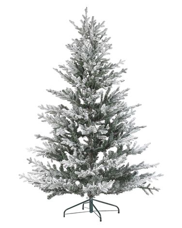 Artificial Snowy Christmas Tree BRISCO 180 cm White