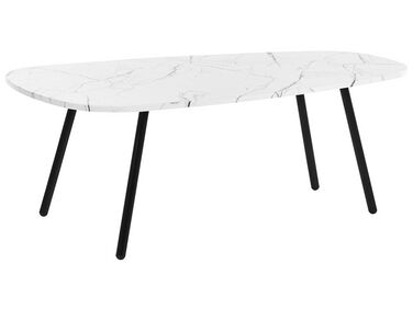 Table basse BIDDLE Marbre blanc