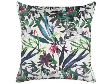 Sierkussen GASTERIA Fluweel 45 x 45 cm Groen bladpatroon