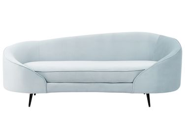 Sofa 2 Seater SAVAR Velvet Light Blue