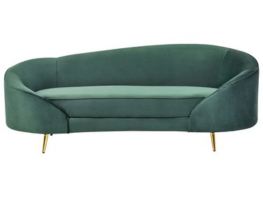 Sofa 2 Seater SAVAR Velvet Emerald Green