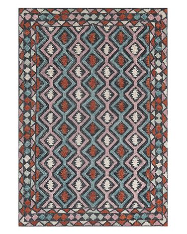 Rug HAYMANA Multicolour 140 x 200 cm Wool