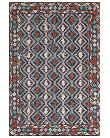 Vloerkleed HAYMANA Meerkleurig 160 x 230 cm Wol