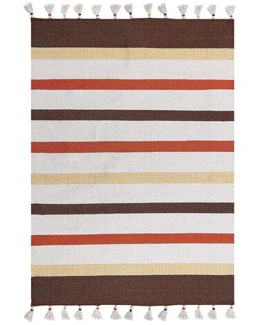Tapis HISARLI Marron 160 x 230 cm Coton