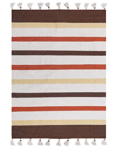 Tapis HISARLI Marron 140 x 200 cm Coton
