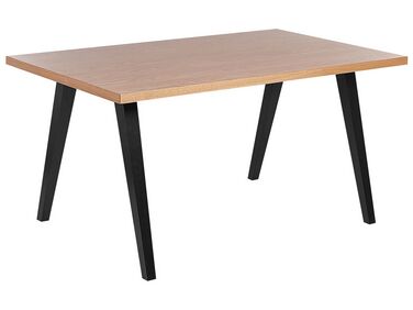 Table de repas LENISTER Marron/noir 150 cm 90 cm