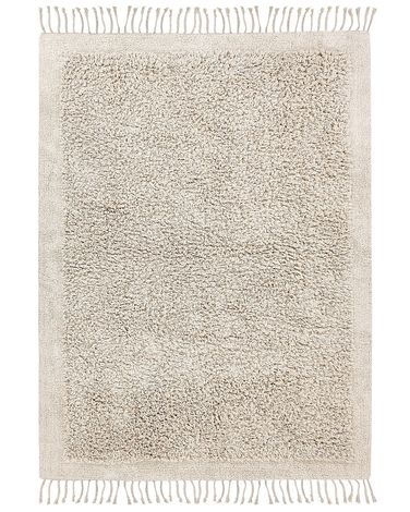 Tapis BITLIS Beige clair 140 x 200 cm Coton