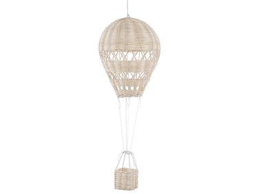Wanddecoratie Ballon BEMBA Rotan 60 cm Natuurlijk