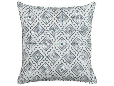 Sierkussen CORDATA Katoen 45 x 45 cm Blauw oosters patroon