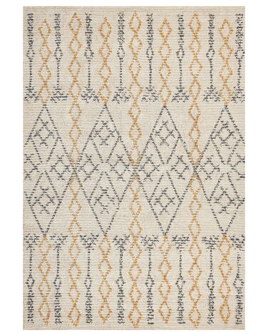 Tapis KADAPA Beige 160 x 230 cm Coton