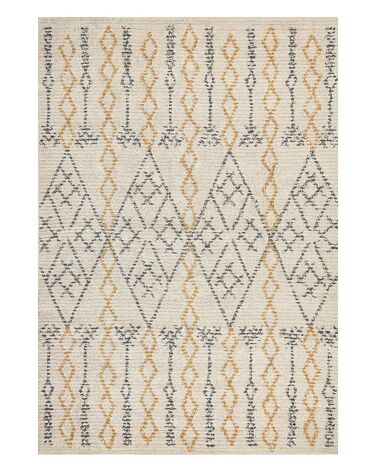 Tapis KADAPA Beige 140 x 200 cm Coton