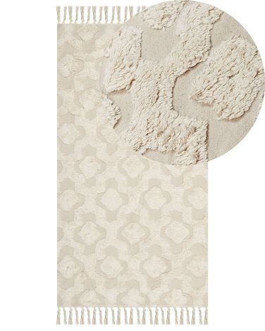 Tapis AKSARAY Beige 80 x 150 cm Coton