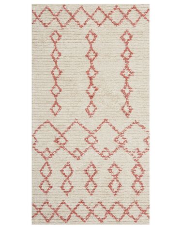 Tapis BUXAR Beige 80 x 150 cm Coton