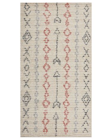 Tapis DISPUR Beige 80 x 150 cm Coton