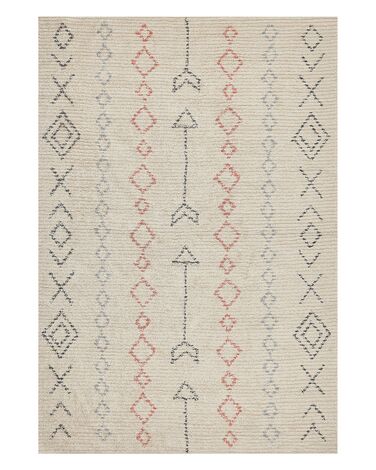 Tapis DISPUR Beige 140 x 200 cm Coton