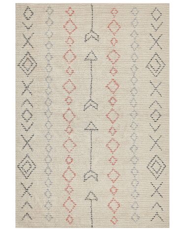 Tapis DISPUR Beige 160 x 230 cm Coton