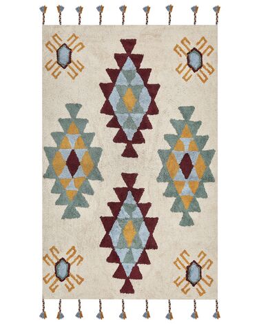 Tapis DUZCE Beige 160 x 230 cm Coton