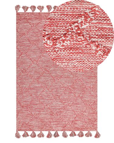 Tapis NIGDE Rouge 140 x 200 cm Coton