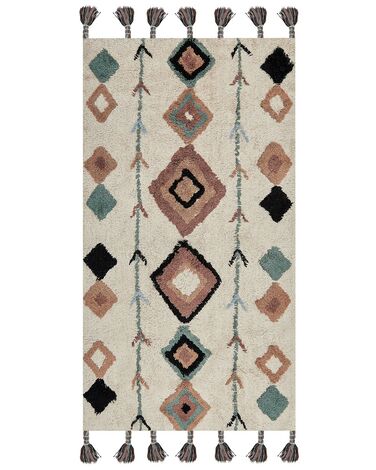 Tapis ESKISEHIR Beige 80 x 150 cm Coton