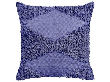 Throw Cushion RHOEO Cotton 45 x 45 cm Violet