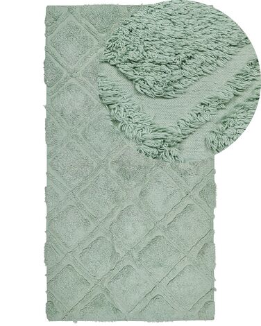 Tapis HATAY Vert clair 80 x 150 cm Coton