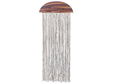 Wanddecoratie ZIKIRIA Populierenhout 92 cm Donkerbruin