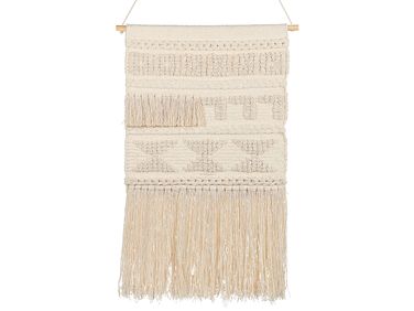 Stoffen wanddecoratie KAMOKE Katoen 103 cm Beige