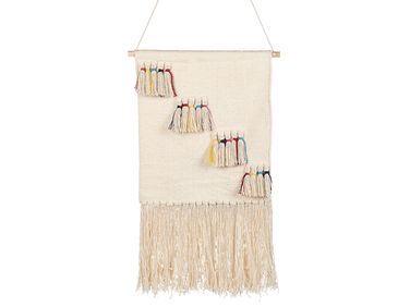 Stoffen wanddecoratie BUREWALA Katoen 108 cm Beige