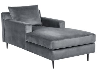 Chaise Longue GUERET Velvet Grey