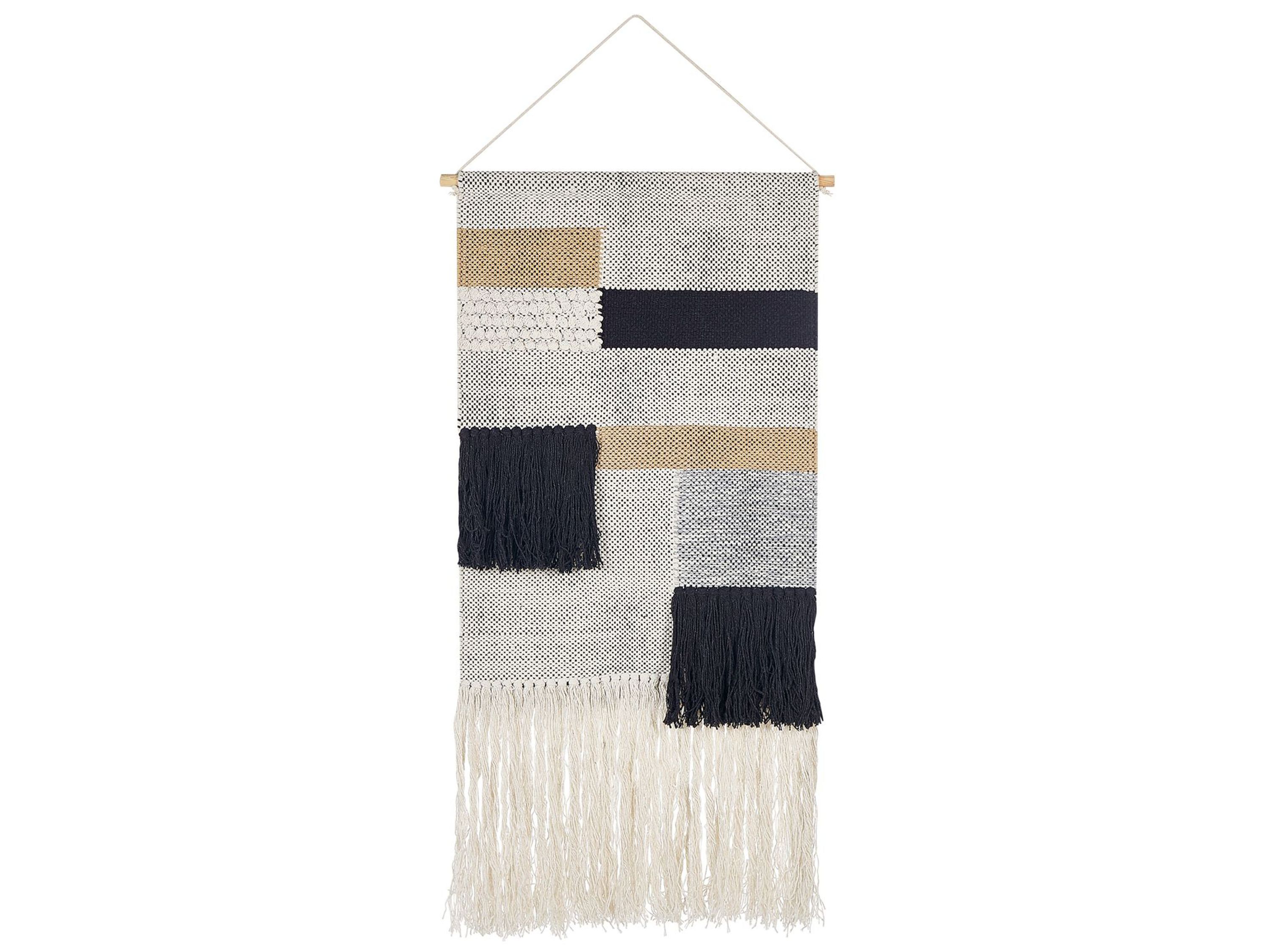 Stoffen wanddecoratie HANGU Katoen 114 cm Beige