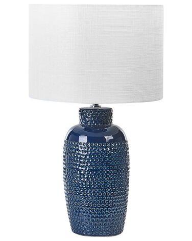 Tafellamp PERLIS Keramiek Marineblauw