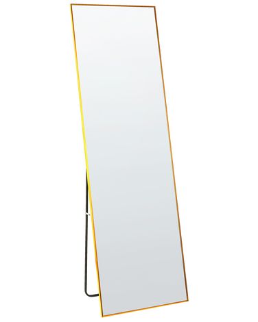 Staande spiegel BEAUVAIS 156 cm Metaal Goud