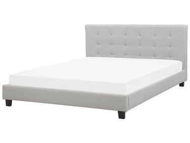 Waterbed Stof LA ROCHELLE 180 x 200 cm Lichtgrijs