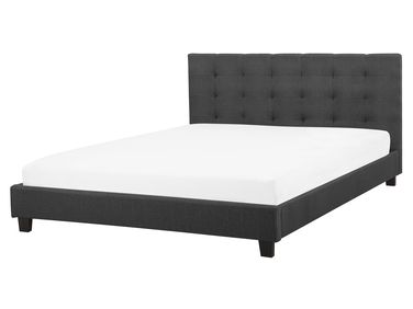 Waterbed Stof LA ROCHELLE 160 x 200 cm Donkergrijs