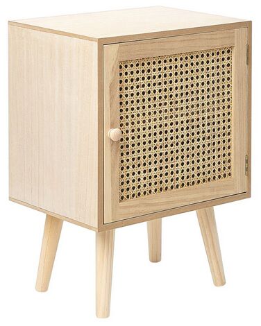 Table de chevet ALMO Paulownia clair